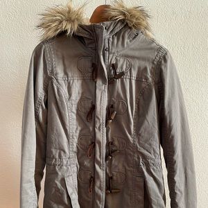 Abercrombie and Fitch Sherpa Lined Utility Jacket